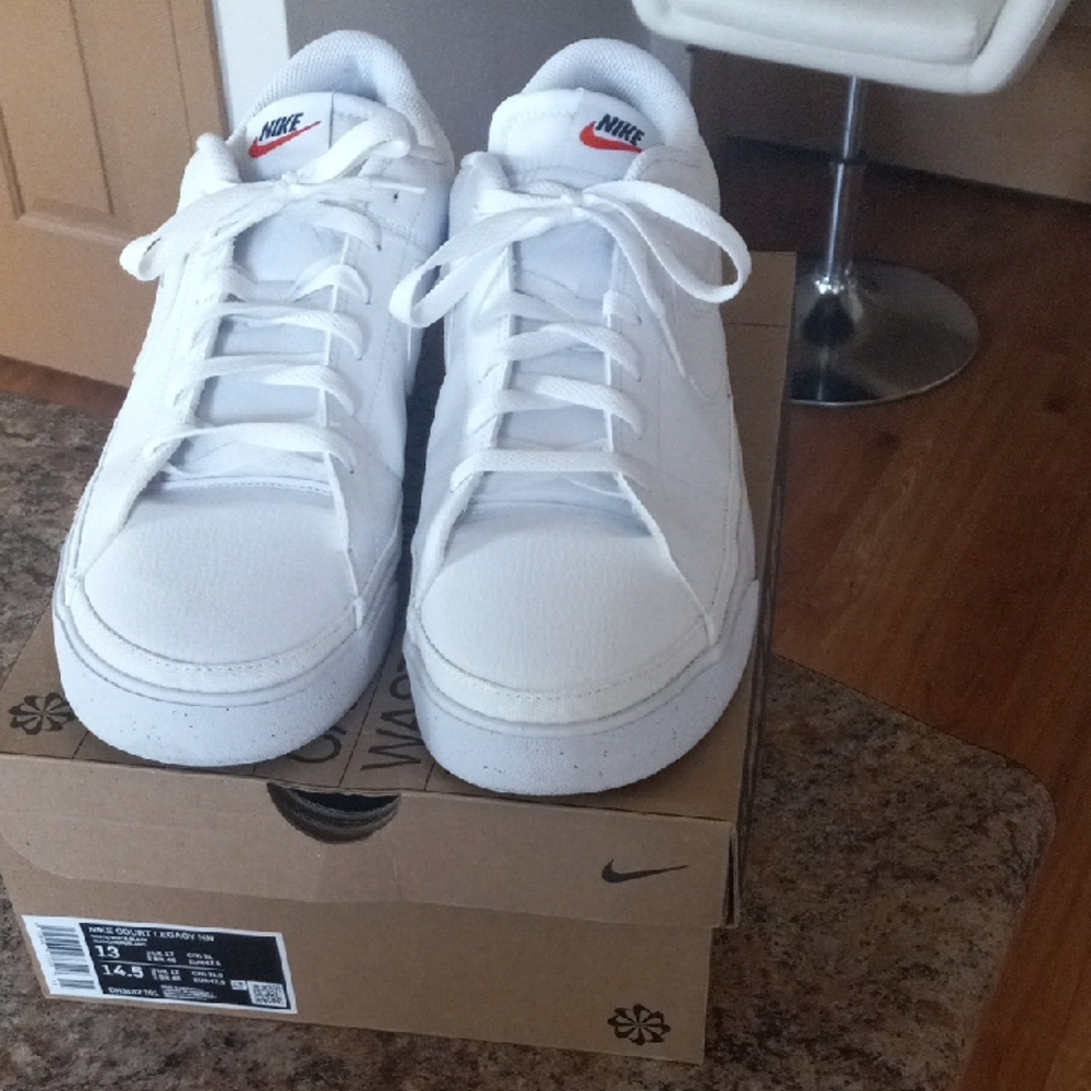 Nike White Low-Top Sneakers